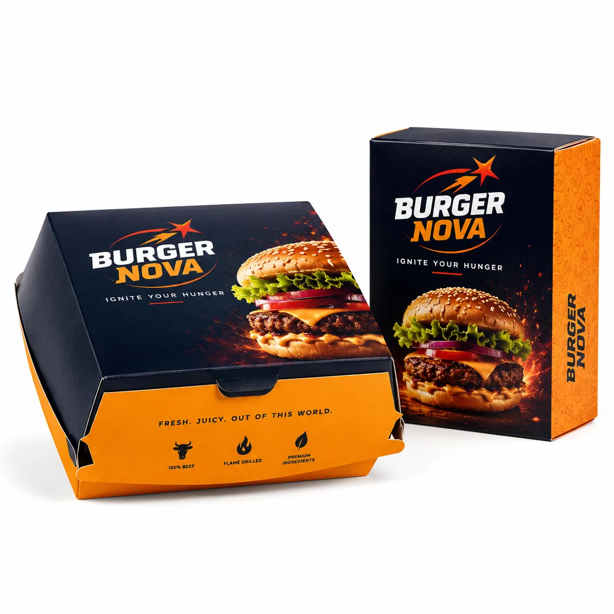 Cajas para Hamburguesas: fabricante de envases a medida