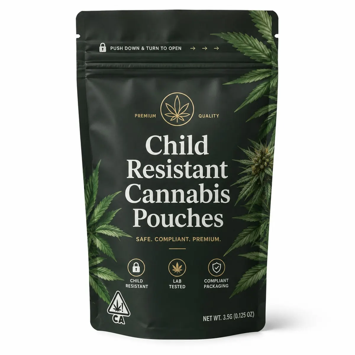 Bolsas Mylar de Cannabis a Prueba de Niños: fabricante de envases a medida