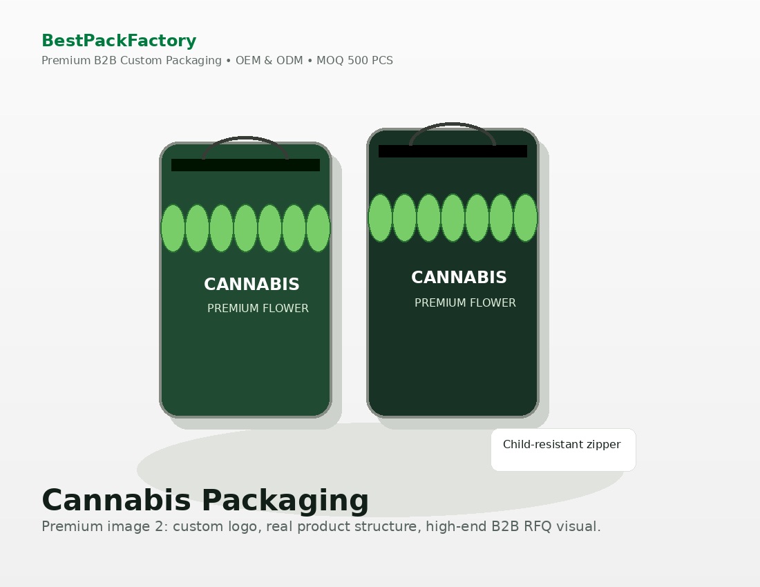 Child Resistant Cannabis Pouches image 2