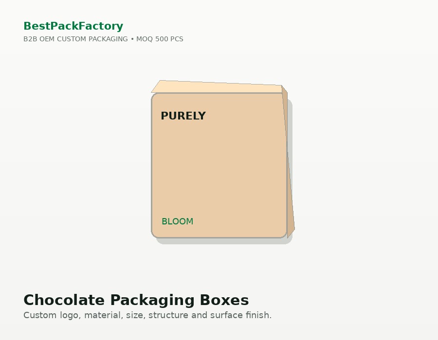 Chocolate Packaging Boxes manufacturer MOQ 500 PCS