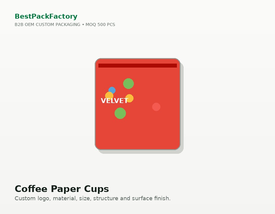 Coffee Paper Cups manufacturer MOQ 500 PCS