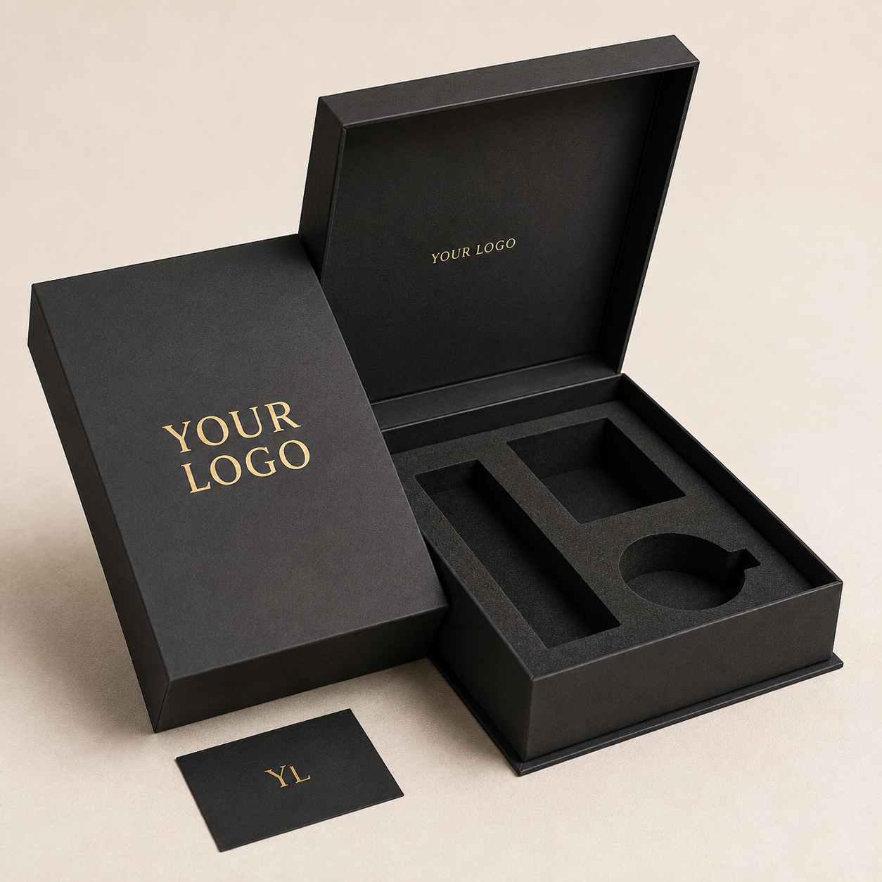 Custom Luxury Cosmetic Packaging Boxes with Precision-Cut EVA Inserts factory customization example
