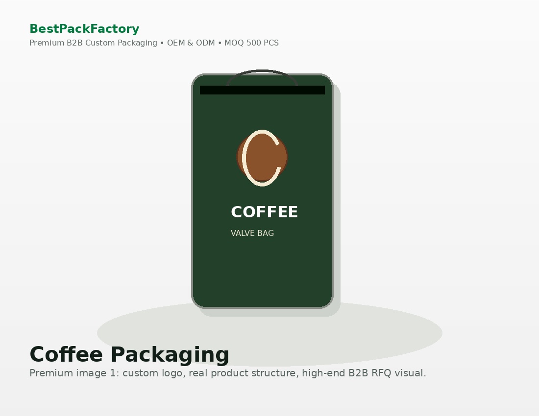 Flat Bottom Coffee Bags manufacturer MOQ 500 PCS