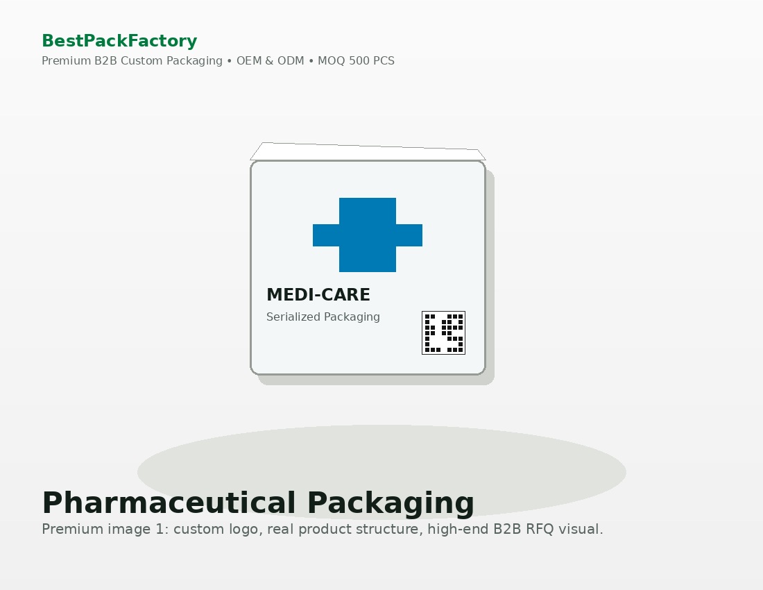 Pharmaceutical Packaging Boxes manufacturer MOQ 500 PCS
