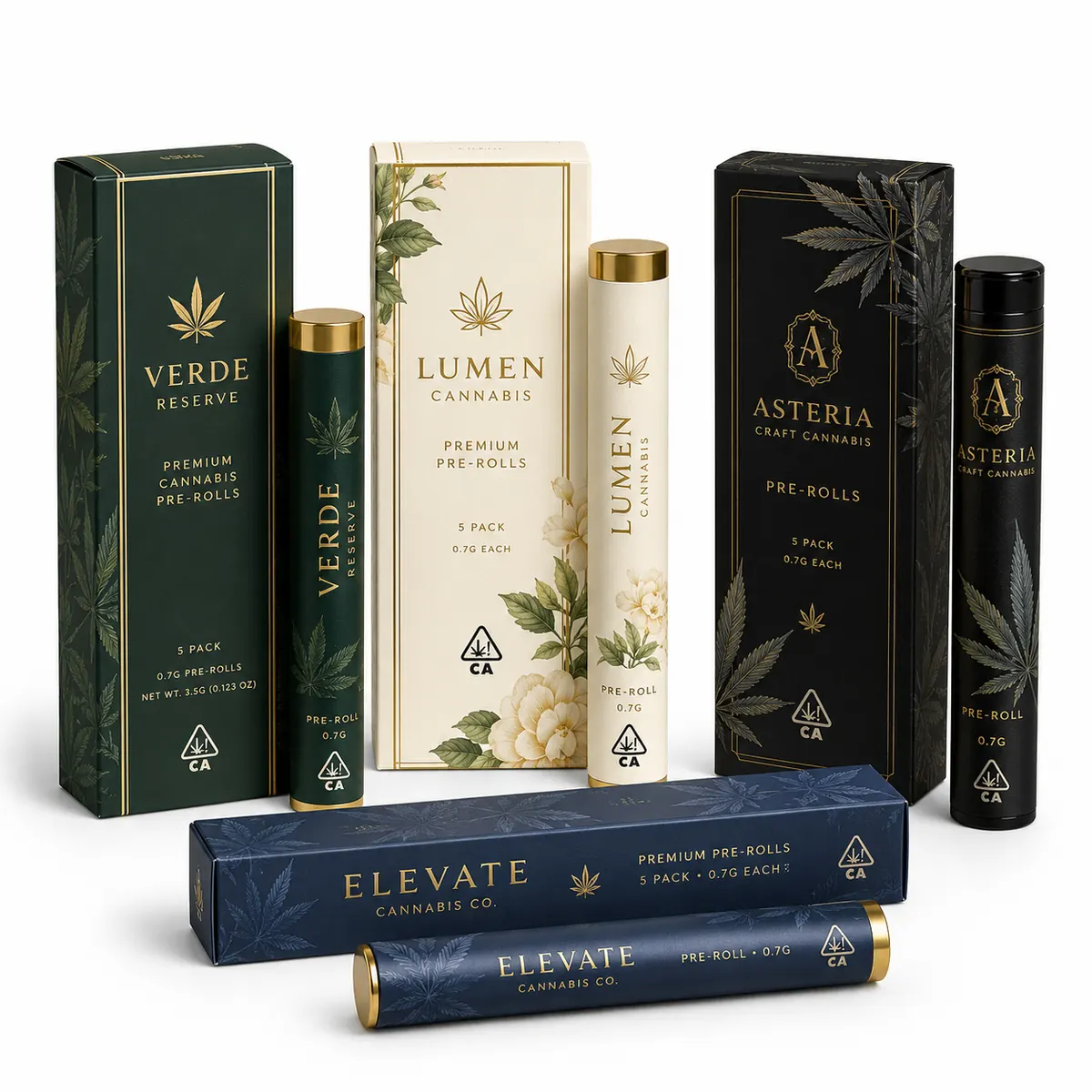 Cajas de Envasado Pre Roll: fabricante de envases a medida