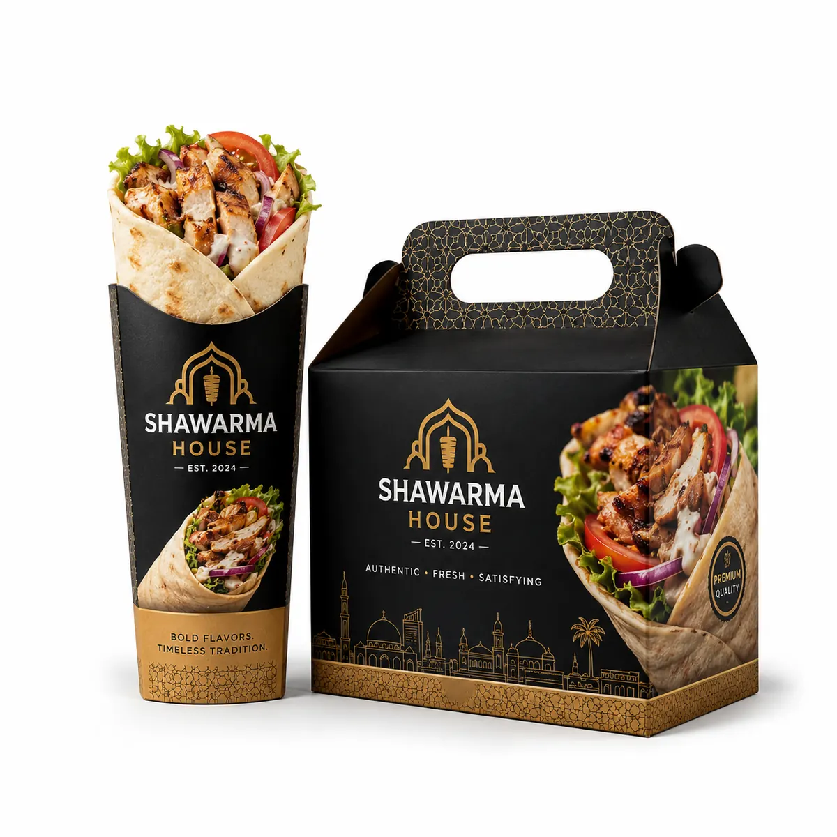 Cajas para Shawarma: fabricante de envases a medida