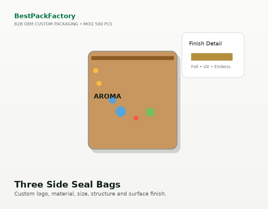 Three Side Seal Bags image 3