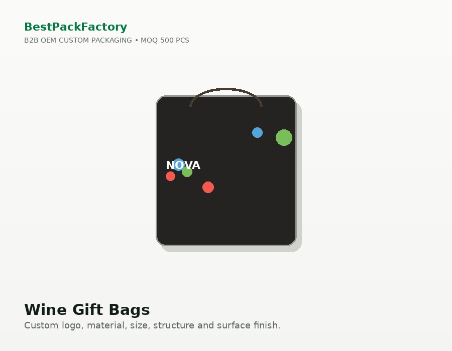Wine Gift Bags manufacturer MOQ 500 PCS